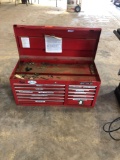 Trax red tool box
