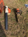 Sthl chain saw and leaf blower