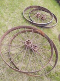4 wagon wheels