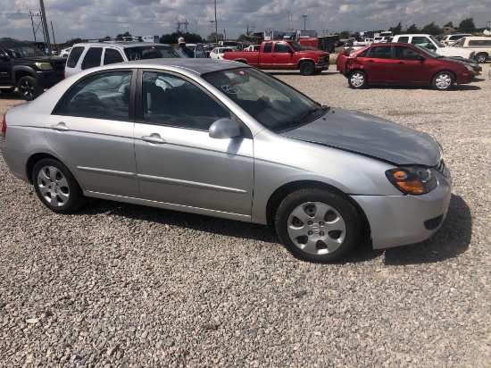2009 Kia Spectra Passenger Car, VIN # knafe221795620189