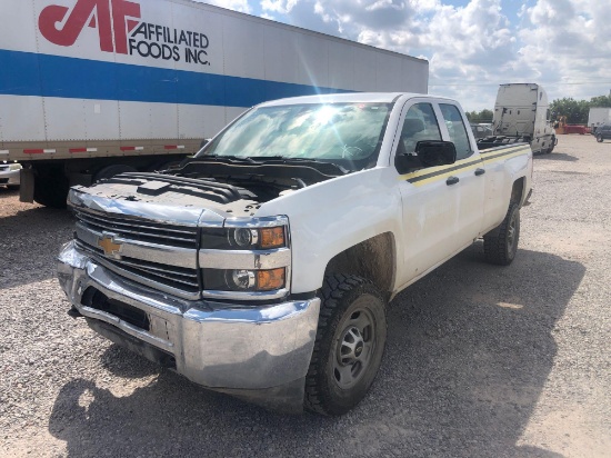 2016 Chevrolet Silverado Pickup Truck, VIN # 1gc2kueg3gz316305