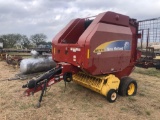 BR 7070 4x6 New Holland Round Bailer with monitor