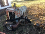 Water pump with a generator
