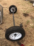 Axle 3500lbs wheels and tires new
