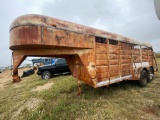 1976 Parker Trailer 16ft box- cattle horse -trailer