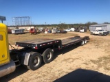 35 Foot plus 6 foot dove tail semi equipment trailer with Ramps