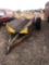 U METAL TRAILER WITH AIRCRAFT TIRES LIKE NEW TIRES SIZE 49X17