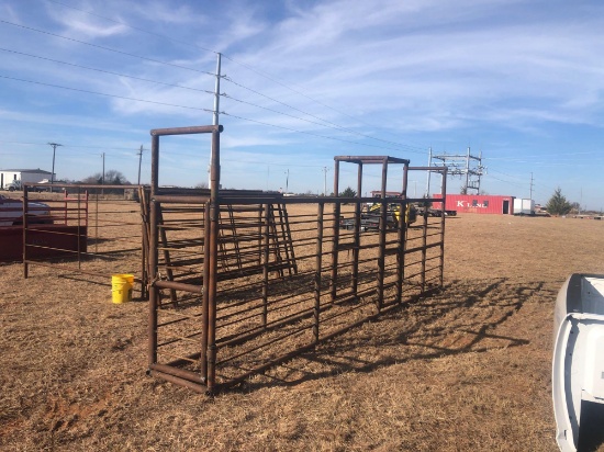 alley with preg checking gate...