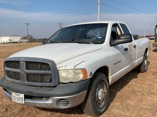 2004 Dodge Ram Pickup Pickup Truck, VIN # 3D7KA28C84G125075