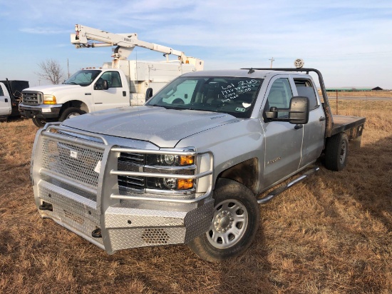 2015 Chevrolet Silverado Pickup Truck, VIN # 1GC4KYC89FF196005