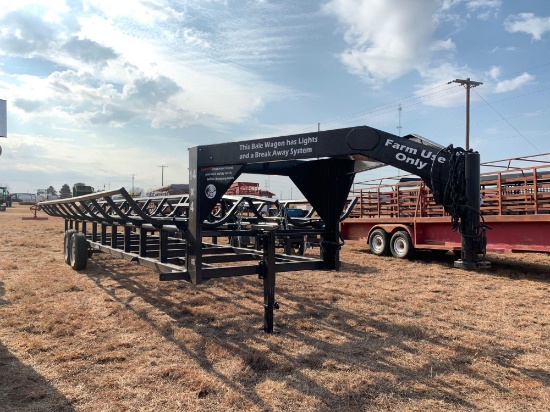 2021 NEW INDUSTRIES AMERICAN DOUBLE CRADLE HAY TRAILER