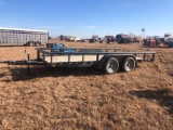 16ft Flat Bed Trailer Texhoma TR... 2015 in great shape . HAS TITLE