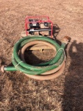 Trash pump with 3 hose honda motor