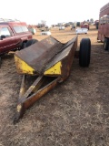 U METAL TRAILER WITH AIRCRAFT TIRES LIKE NEW TIRES SIZE 49X17