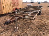 20FT 7FT6IN HOMEADE TRAILER STOUT BUILT. Bill of Sale