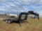 20 ? GOOSENECK FLAT BED TRAILER GOOD TIRES, ELECTRIC JACK SELLS WITH A BILL OF SALE ONLY