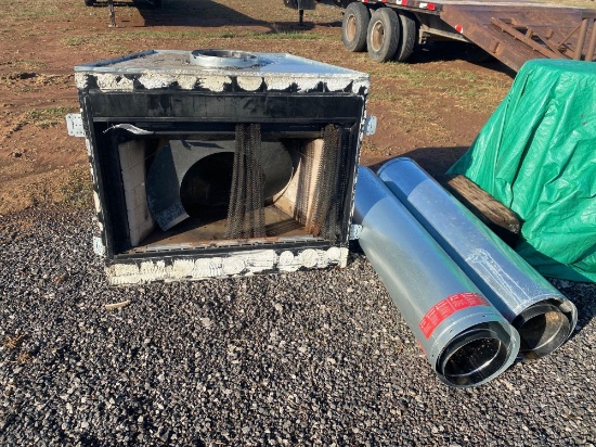 FIREPLACE INSERT WITH PIPE...