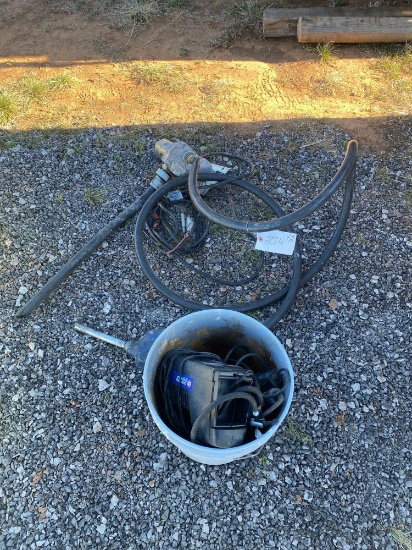 2... ...12V PUMP WITH HOSE AND 12V AIR COMPRESSOR AND DRILLS...