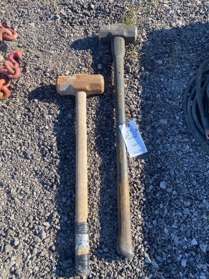 2 SLEDGE HAMMERS...