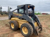 NEW HOLLAND SKID STEER LS 180 TWO SPEED TIRE MACHINE 3789.2 HOURS