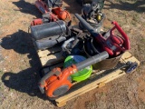 PALLET OF AIR COMPRESSOR AND MISC....