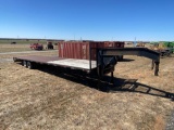 1998 Falcon tandem dual trailer 8 ? X 40 ? with ramps fairly new tires sells with Title