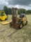 Clark Propane Forklift WITH 1,196 hours with 6,000 lb lift capacity runs and operates as it should