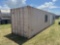 40ft Shipping Container insulated made into an office with a Bathroom (toilet and sink) with...2 A/C
