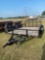 12 FT X 6 1/2 FT... EAST TEXAS TRAILER WITH RAMPS... SINGLE AXLE ???????SELLS WITH A TITLE