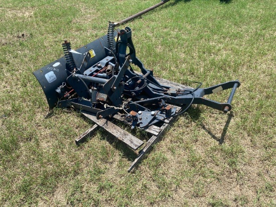 4 way blade for small tractor with hydraulic hook ups