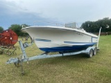 WELLCRAFT 20 FT FISHERMAN BOAT WITH MERCURY BLACK MAX 150 NO TITLE, SELLS WITH A BILL OF SALE ONLY..