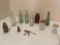 MISC VINTAGE BOTTLES AND JARS