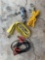 Ratchet Strap, jumper cables and tow rope