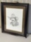 Framed pencil drawing. Trail Boss 18 x 21