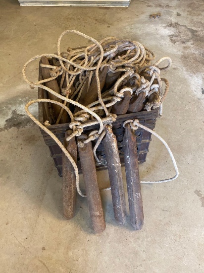 BASKET FULL OF WINDOW WEIGHTS