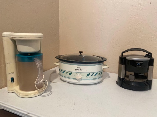 CROCKPOT, JAR OPENER, ICED TEA MAKER