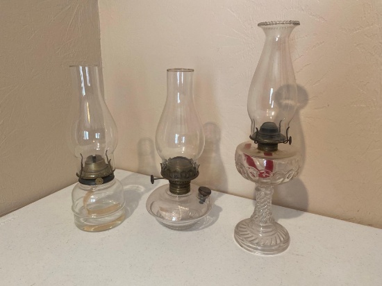 VINTAGE KEROSENE LAMPS...