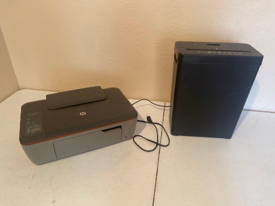 SHREDDER AND HP DECKJET 2512 PRINTER