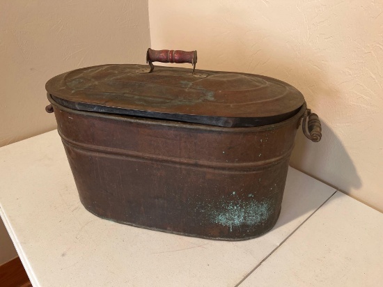 COPPER DOUBLE BOILER...