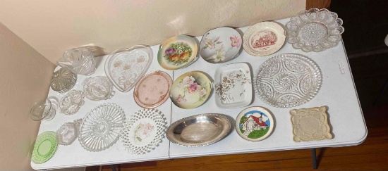 MISC GLASSWARE AND PLATES
