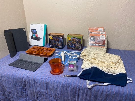 IPAD CASES 2 1000 PIECE PUZZLES HEATING PAD GRIP IT 2 ? X 8 ? (KEEPS RUG IN PLACE) AND MORE