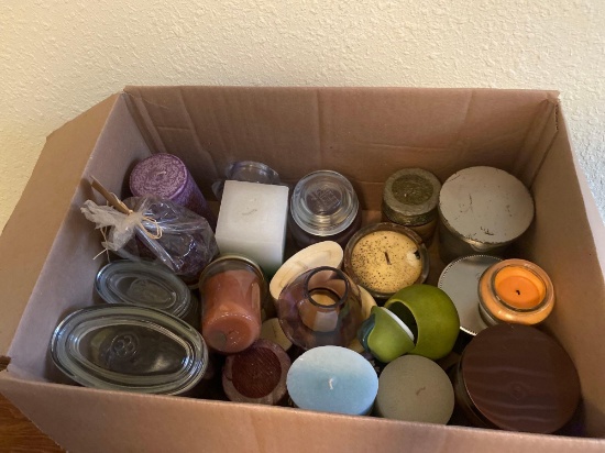 BOX OF CANDLES