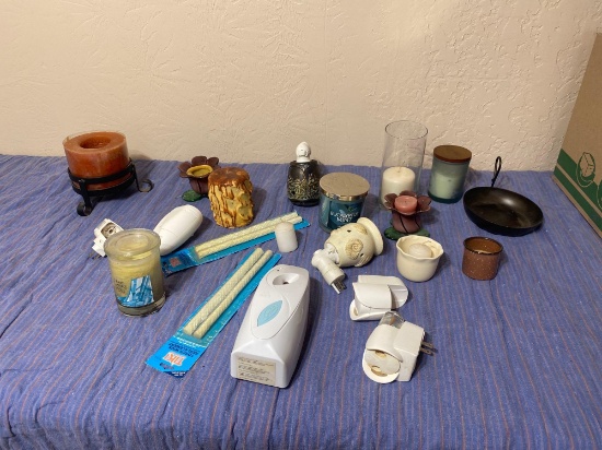 CANDLES AND WAX MELTER