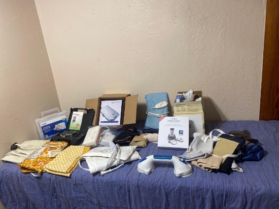 HEATING PADS, FIRST AID KIT, PERSONAL AMPLIFIER, OMNI CARE TENS UNIT AND MORE