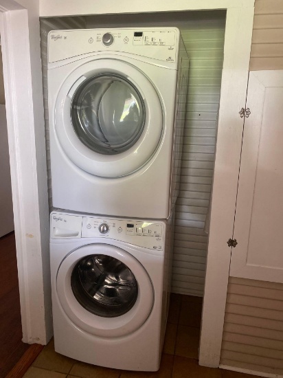 WHIRLPOOL DUET STACKABLE WASHER AND DRYER