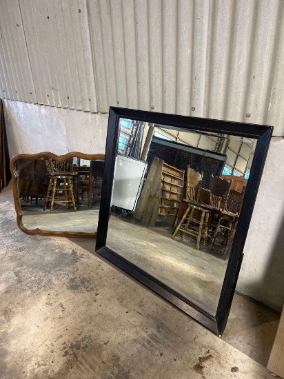 Black mirror 28 x 38, Brown mirror 28 x 38