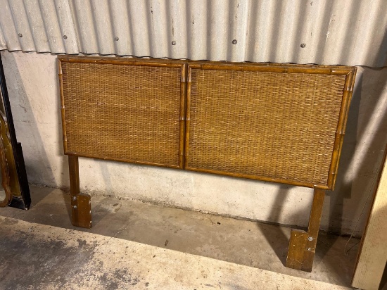 Wicker headboard 63"