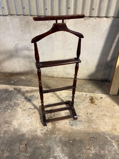 Wooden coat rack....