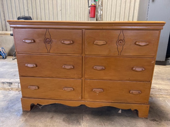 Solid wood 6 drawer dresser....