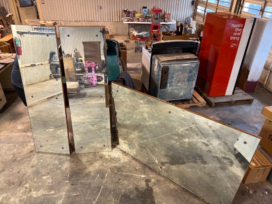 2 long mirrors 72 x 22, 1 large mirror 72 x 44